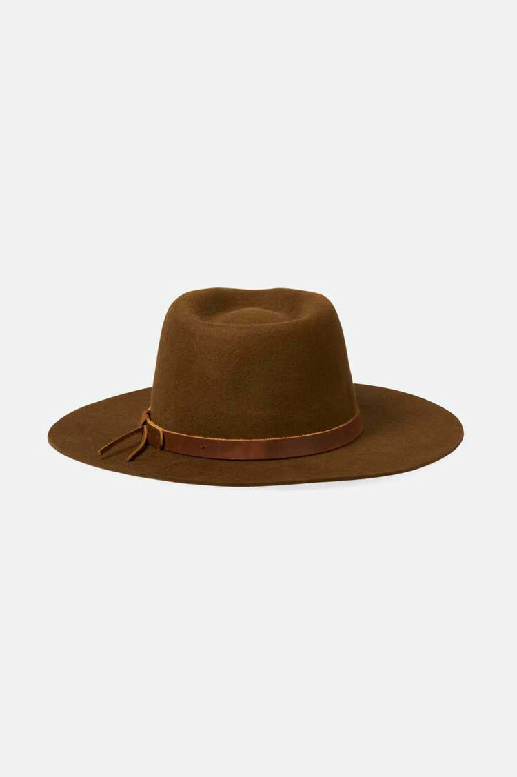 Brixton Brixton Hawkins Wthr Guard Cowboy Hat (Unisex) | Coffee