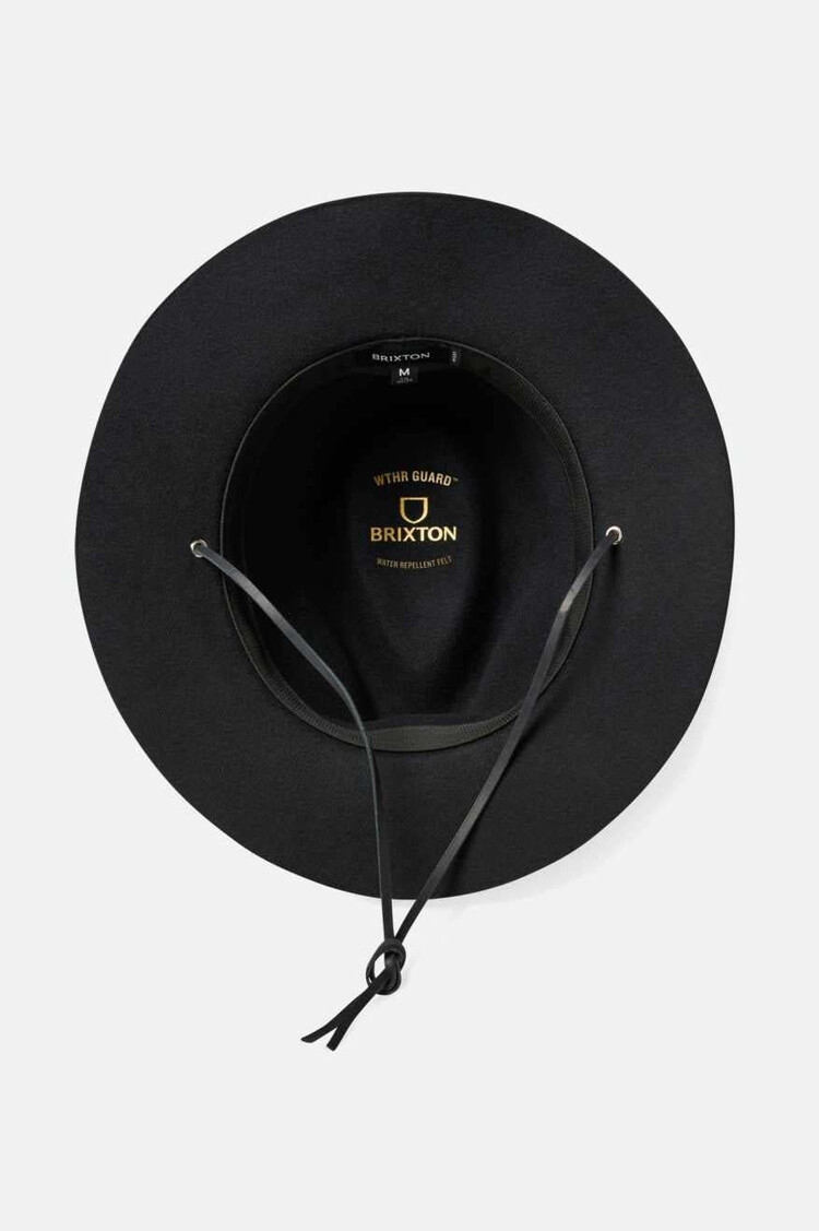 Brixton Brixton Wesley Wthr Guard Packable Fed (Unisex) | Black