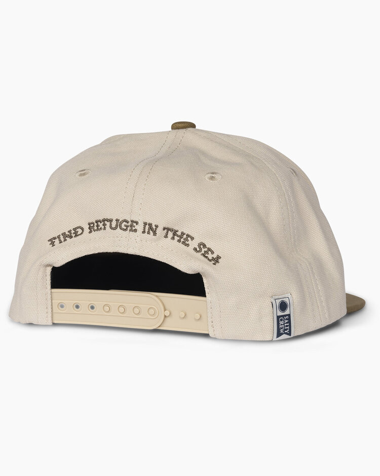 Salty Crew Salty Crew Old School 5 Panel (Mens) | Oyster/Brown
