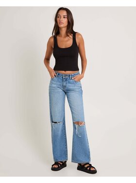 Rolla's Rollas Heidi Low Brad Worn  (Womens) | Brad Blue