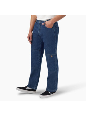 Dickies Dickies Double Knee Denim Pant (Mens) | Stonewashed Indigo Blue