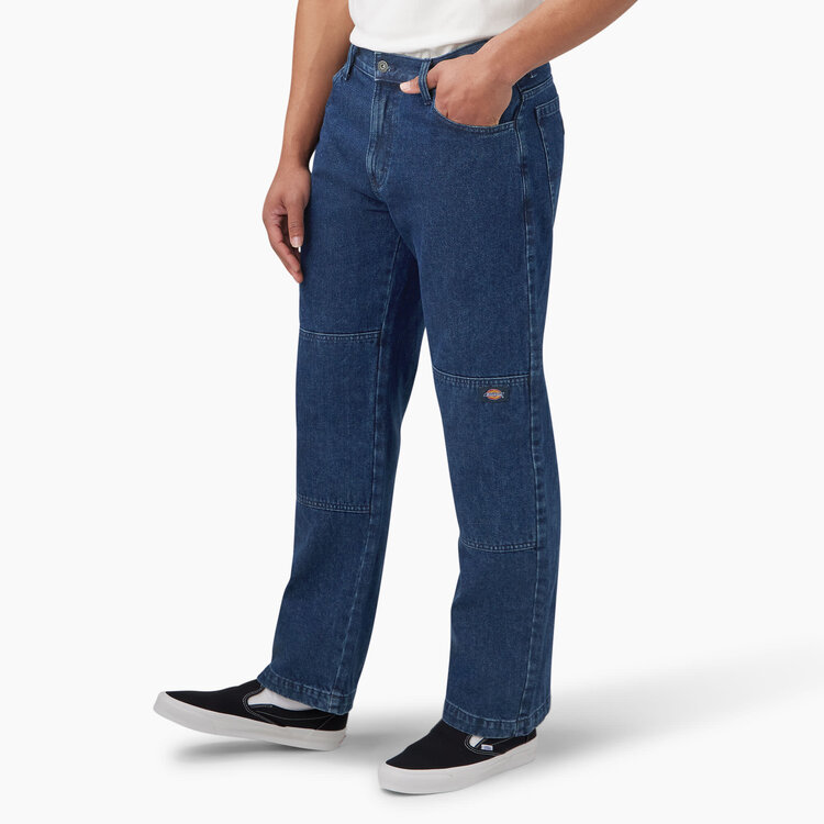 Dickies Dickies Double Knee Denim Pant (Mens) | Stonewashed Indigo Blue