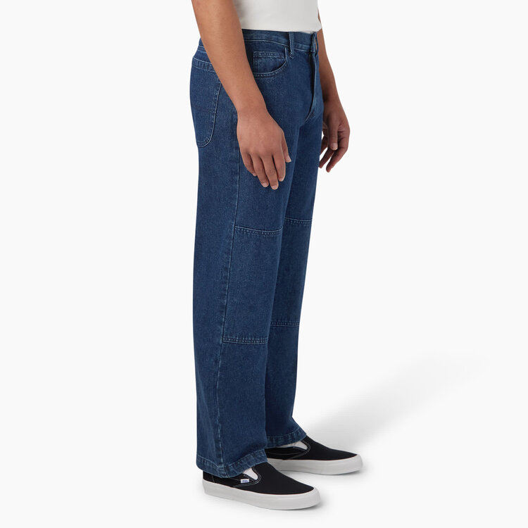 Dickies Dickies Double Knee Denim Pant (Mens) | Stonewashed Indigo Blue