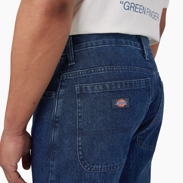 Dickies Dickies Double Knee Denim Pant (Mens) | Stonewashed Indigo Blue