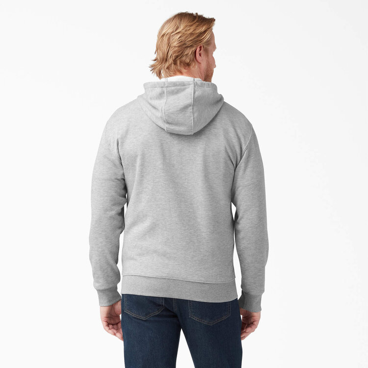 Dickies Dickies Fleece Full Zip Hoodie (Mens) | Heather Gray