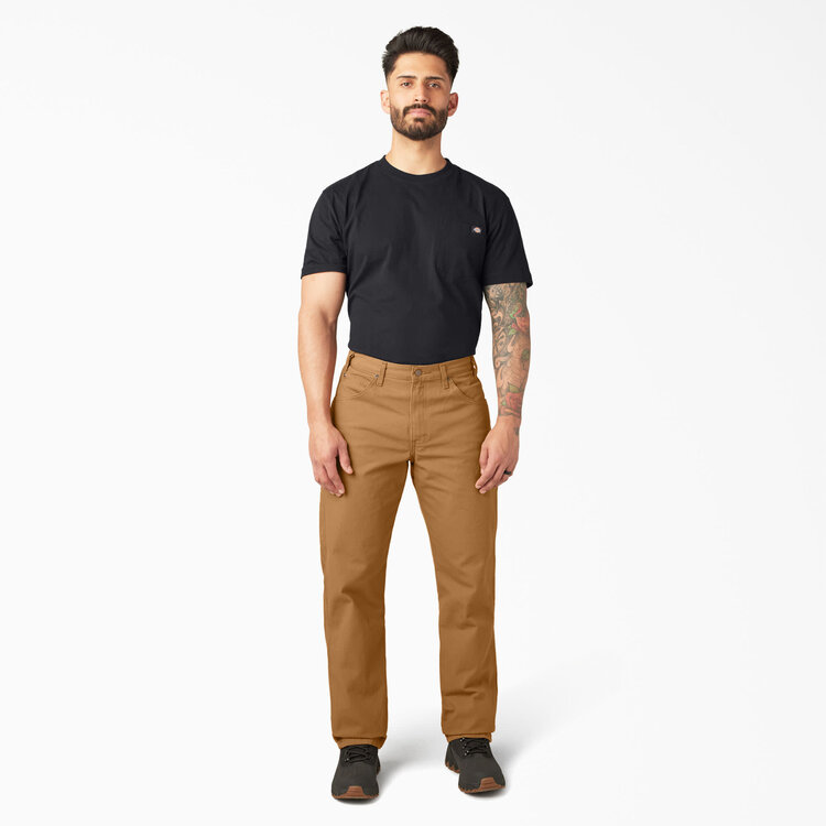 Dickies Dickies Relaxed Fit Duck Jean (Mens) | Rinsed Brown Duck
