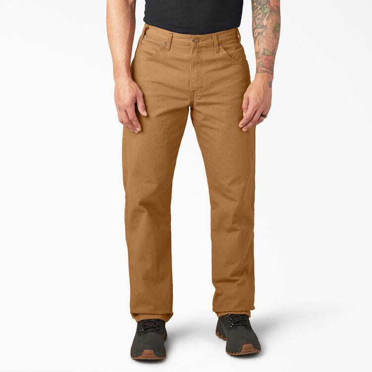 Dickies Dickies Relaxed Fit Duck Jean (Mens) | Rinsed Brown Duck