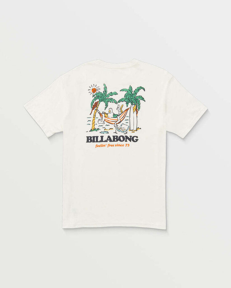 Billabong Billabong No Pressure Premium Ss (Mens) | Off White