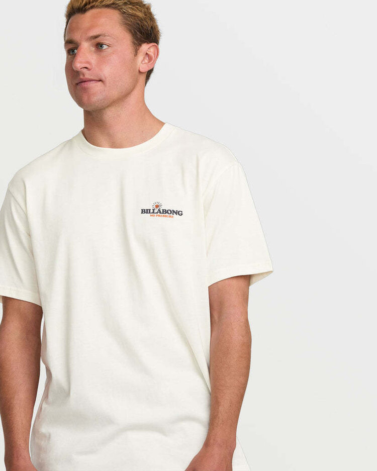 Billabong Billabong No Pressure Premium Ss (Mens) | Off White