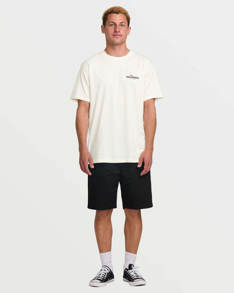 Billabong Billabong No Pressure Premium Ss (Mens) | Off White
