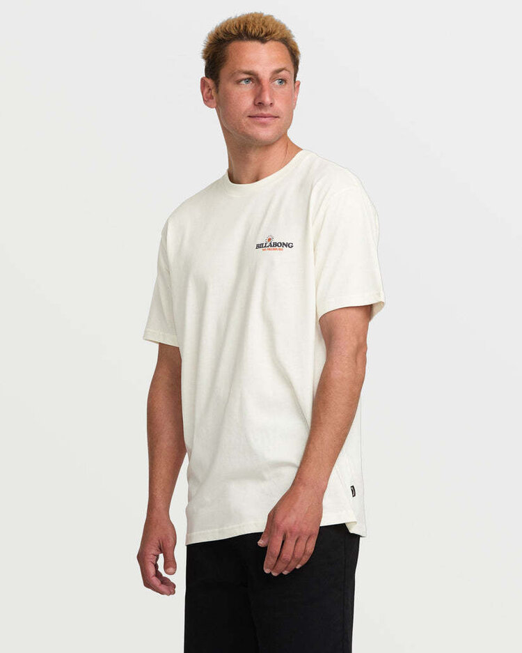 Billabong Billabong No Pressure Premium Ss (Mens) | Off White