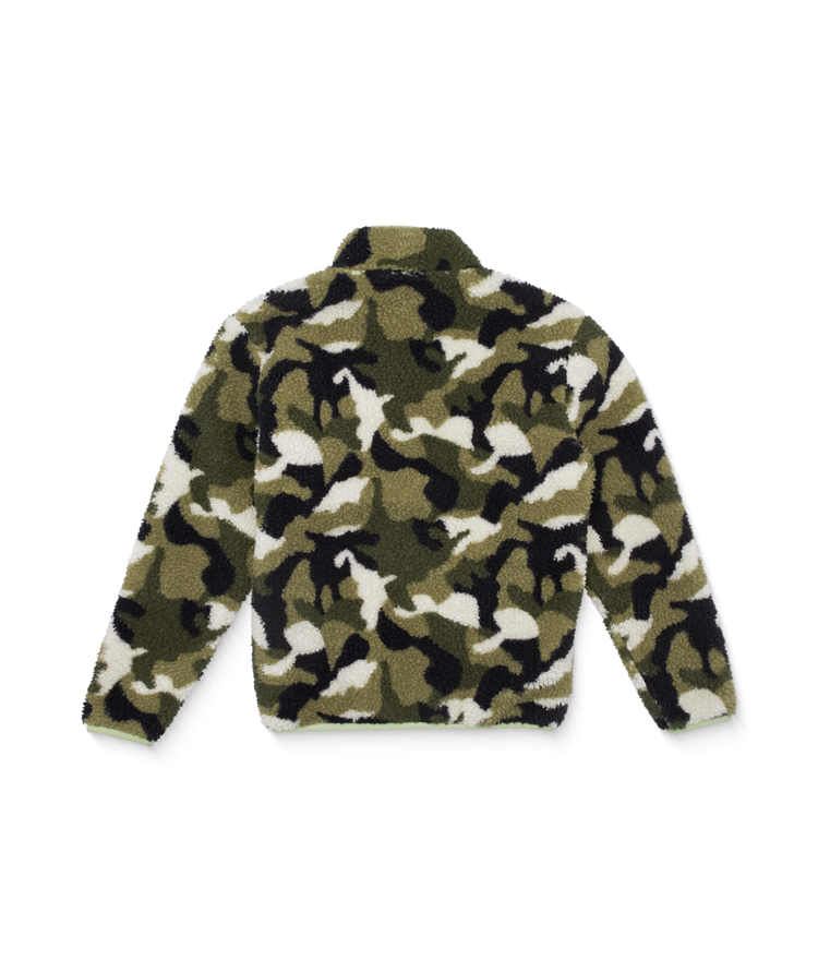 Volcom Volcom Camo Stone Zip Sherpa (Youth) | Olive