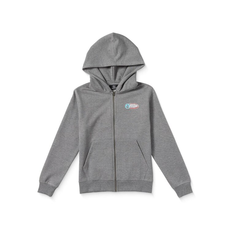 Volcom Volcom Eclipse Zip (Youth) | Med Grey Heather