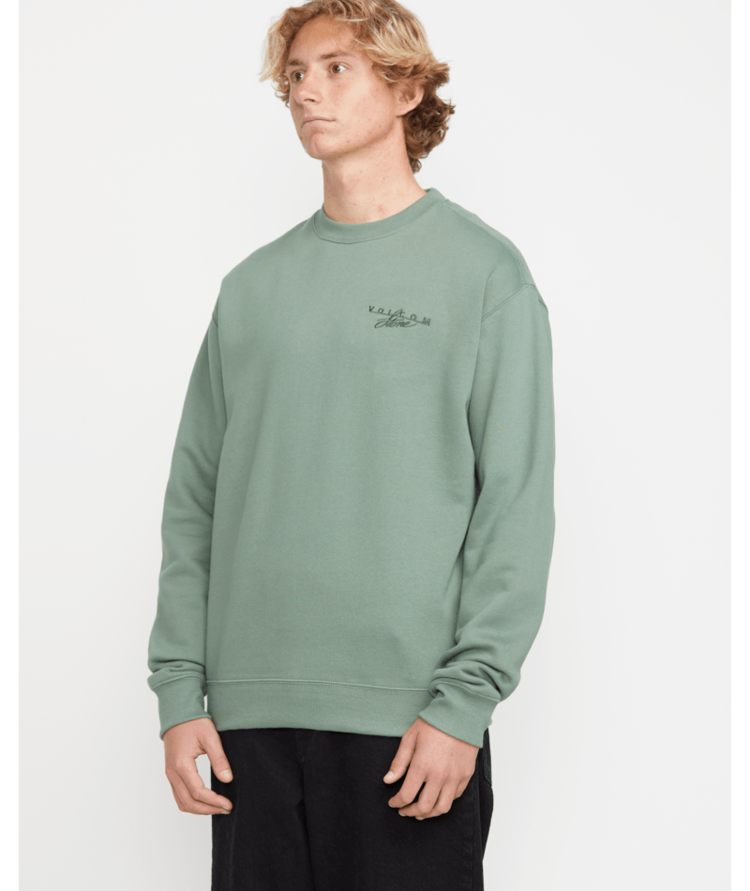 Volcom Volcom Calmstone Crew (Mens) | Light Olive