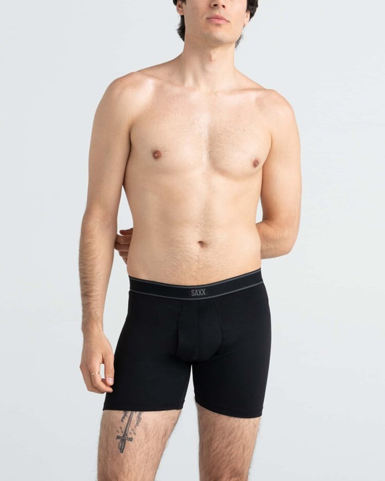 SAXX Saxx Daytripper Comfort Stretch Boxer Brief Fly | Black
