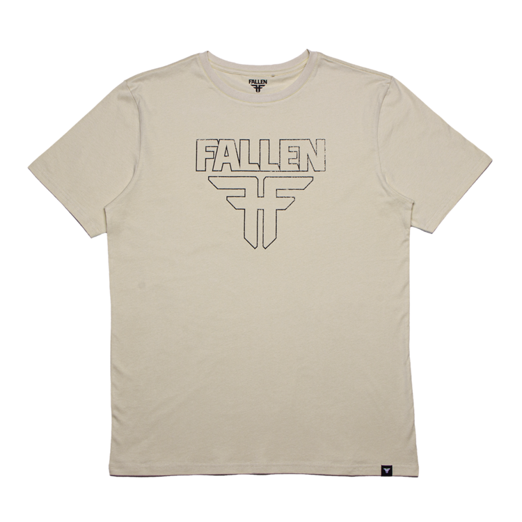 Fallen Fallen Insignia T-Shirt (Mens) | Ivory/Green