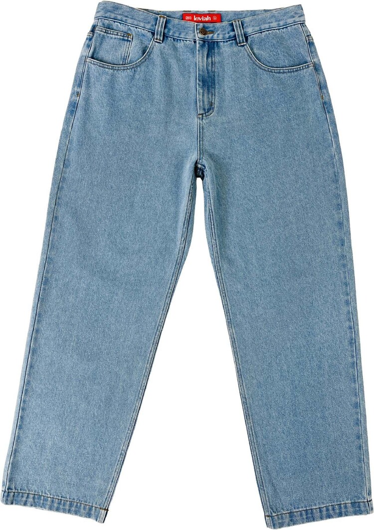 Loviah Loviah Og Baggy 5 Pocket Denim Pant (Mens) | Indigo Light Wash