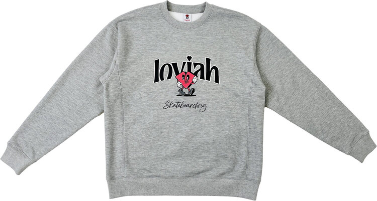 Loviah Loviah Sk8 Crew (Mens) | Heather Grey