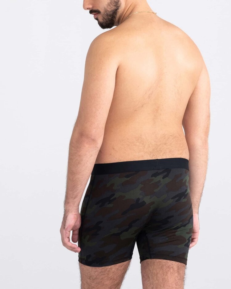 SAXX Saxx Daytripper Comfort Stretch Boxer Brief Fly | Black Ops Camo