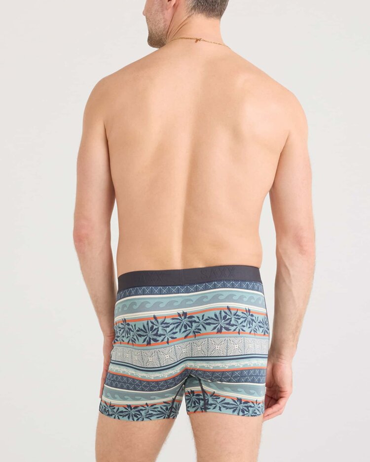 SAXX Saxx Ultra Super Soft Boxer Brief Fly | Beach Shack Stripe-Teal