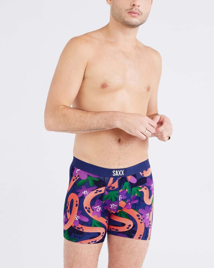 SAXX Saxx Vibe Super Soft Boxer Brief | Year Of The Snake-Blue