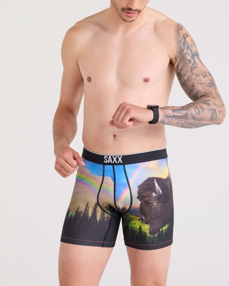 SAXX Saxx Volt Breathable Mesh Boxer Brief | Olympic Scale-Multi