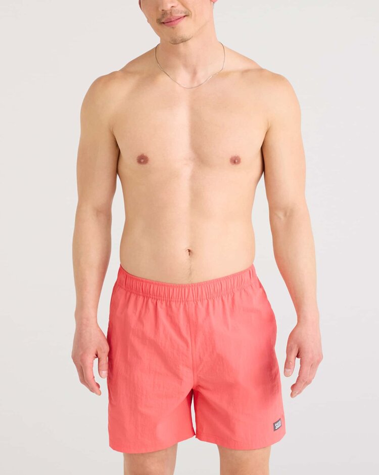 SAXX Saxx Go Coastal 2N1 Volley 5" | Coral Pop