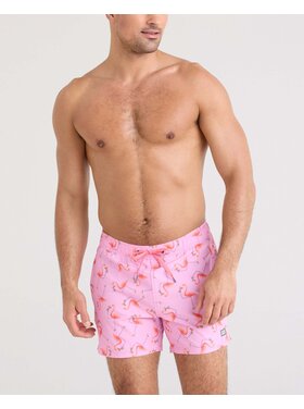 SAXX Saxx Oh Buoy 2N1 Volley 5" | Drinko Flamingo-Taffy