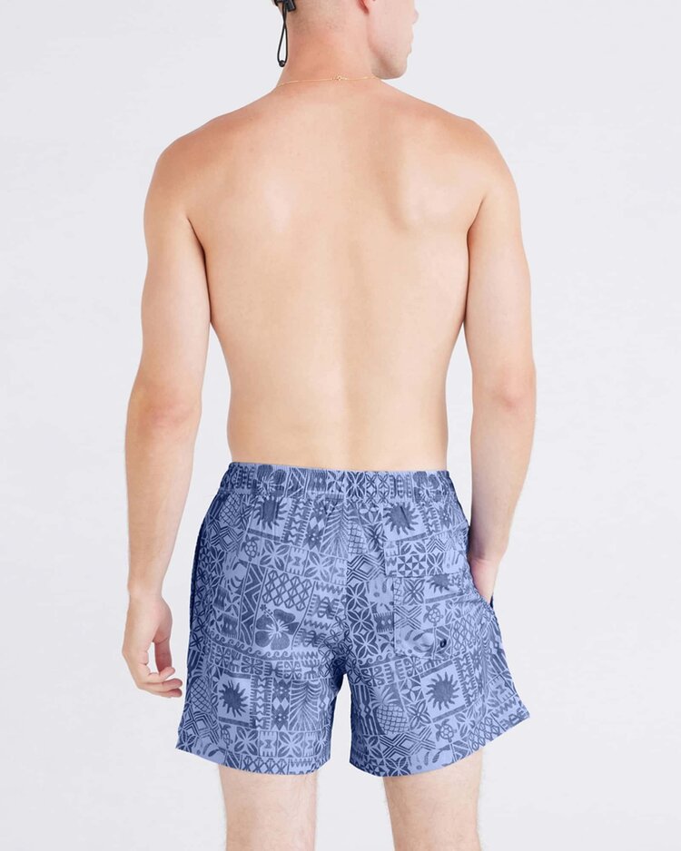 SAXX Saxx Oh Buoy 2N1 Volley 5" | Tropical Tapa-Lavender