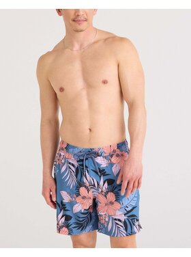 SAXX Saxx Oh Buoy 2N1 Volley 7" | Hibiscus Jungle-Blue