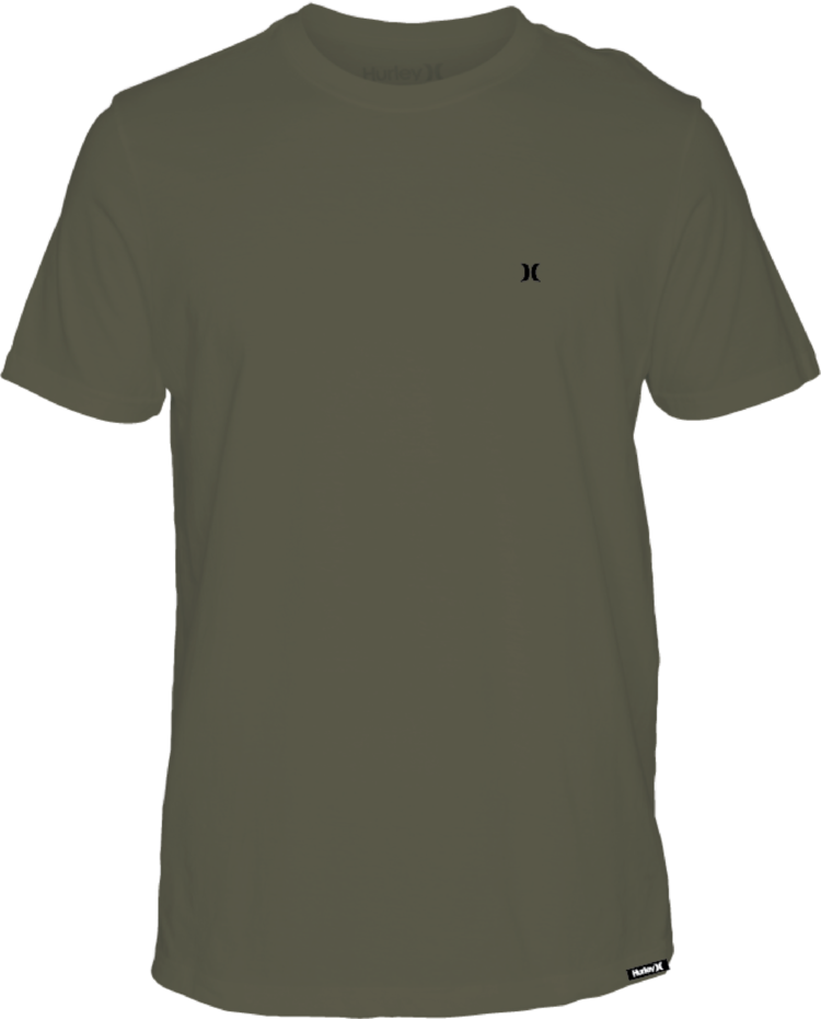 Hurley Hurley Icon Ss Tee (Mens) | Olive