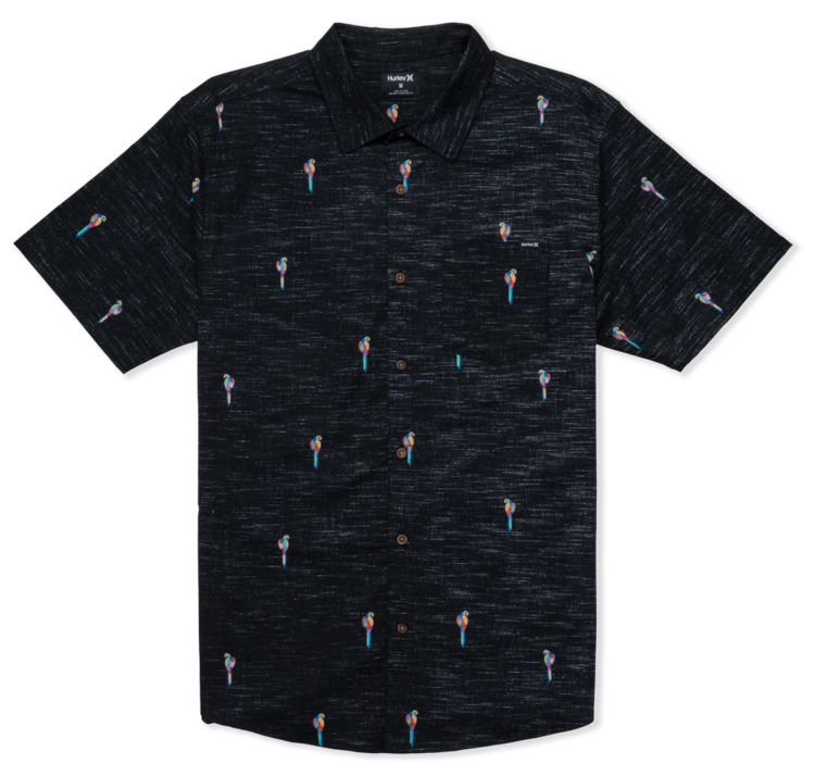 Hurley Hurley One And Only Lido Stretch Ss (Mens) | Black