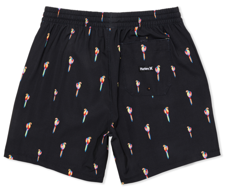 Hurley Hurley Cannonball Volley 17” (Mens) | Black Combo