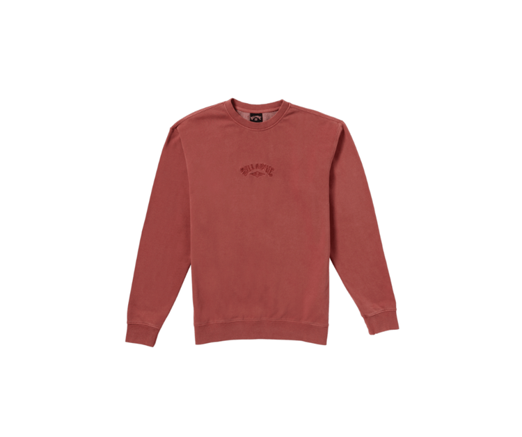Billabong Billabong Wave Washed Crew (Mens) | Dusty Red