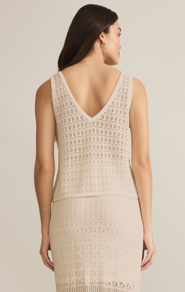 Z Supply Z Supply Nilo Crochet Tank | Sea Salt