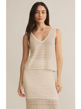 Z Supply Z Supply Nilo Crochet Tank | Sea Salt