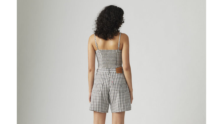 Levis Levis Jadine Denim Cami Tank (Womens) | Milo Mini Plaid Egret