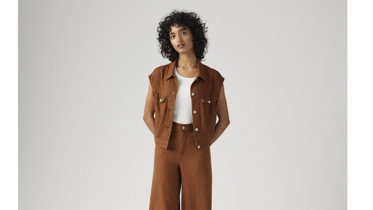 Levis Levis Shrunken 90S Vest (Womens) | Sorrel Horse