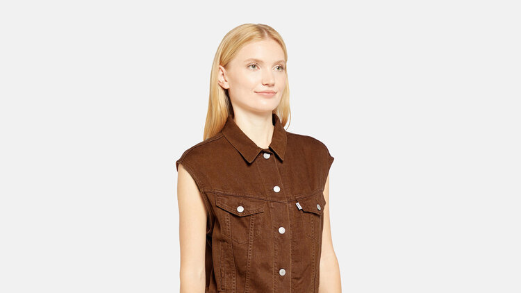 Levis Levis Shrunken 90S Vest (Womens) | Sorrel Horse