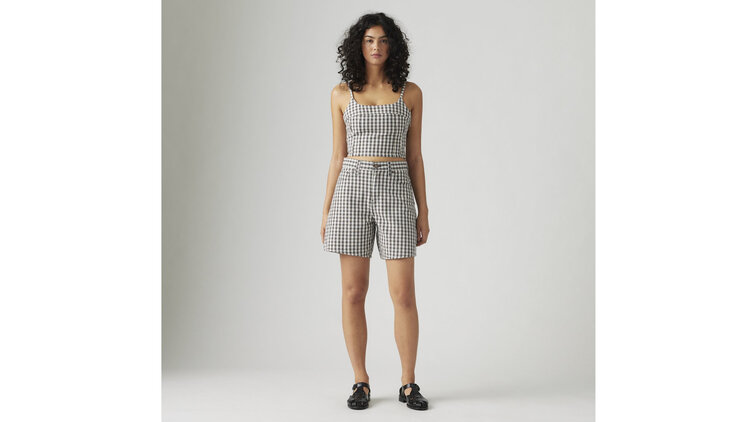 Levis Levis High Baggy Short (Womens) | Milo Plaid