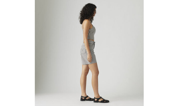 Levis Levis High Baggy Short (Womens) | Milo Plaid