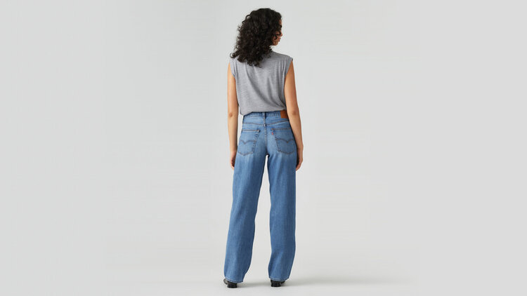 Levis Levis Baggy Dad (Womens) | Heavy Check