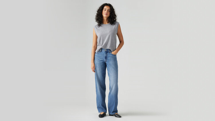 Levis Levis Baggy Dad (Womens) | Heavy Check