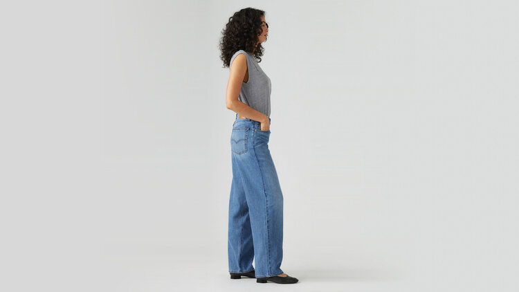 Levis Levis Baggy Dad (Womens) | Heavy Check