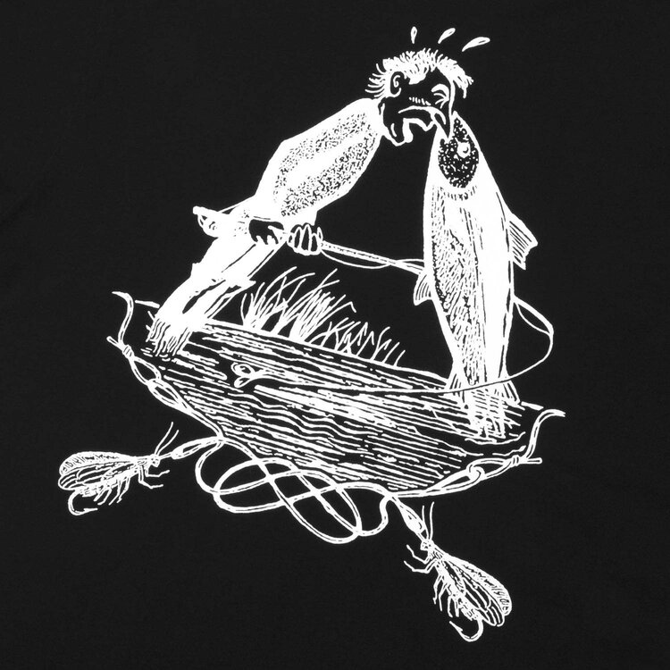 Passport Hook & Line Tee | Black