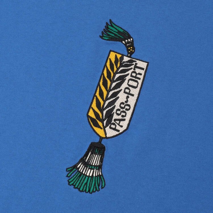 Passport Tassle Tee | Washed Royal