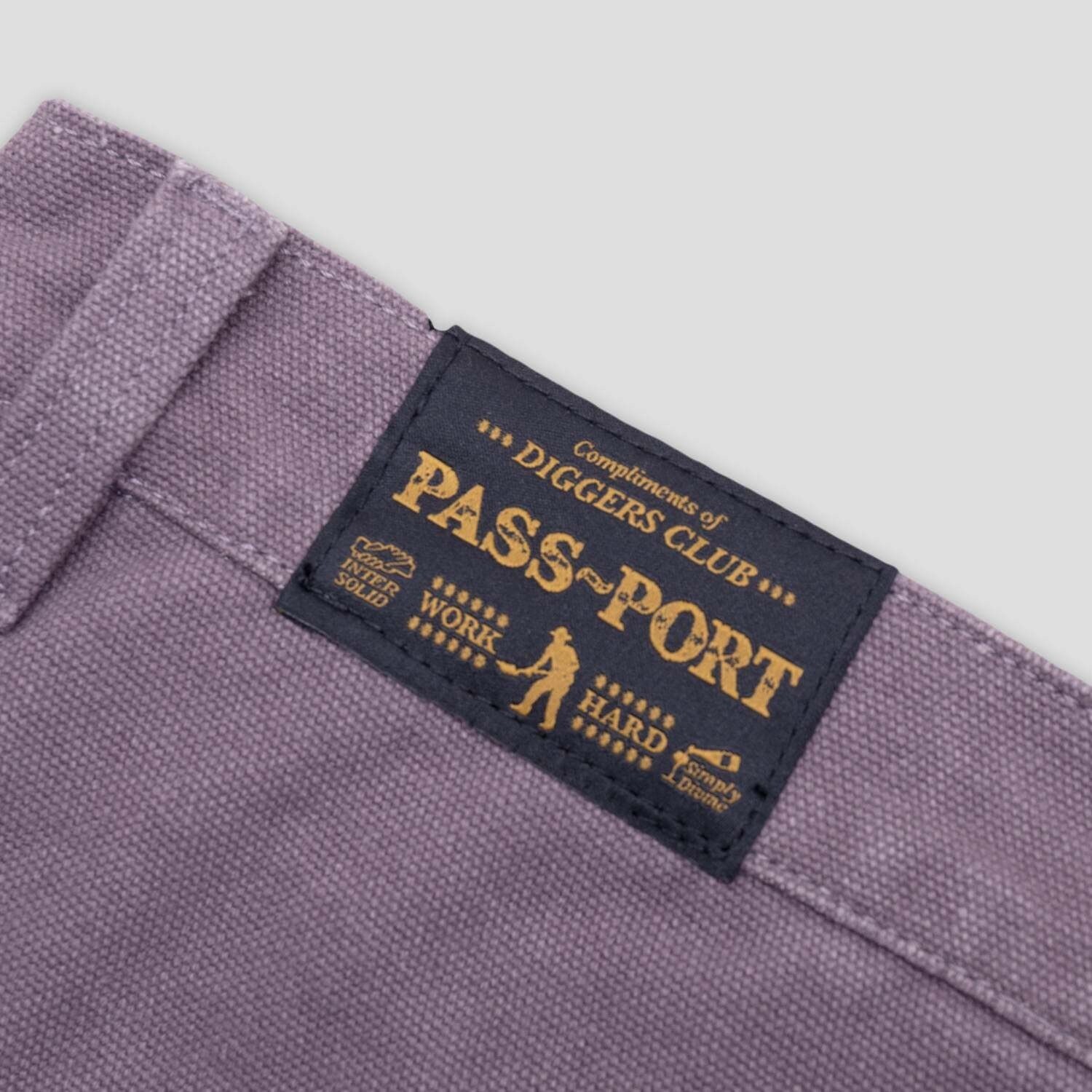 Passport Double Knee Diggers Club Pant | Washed Lilac - The Drop 