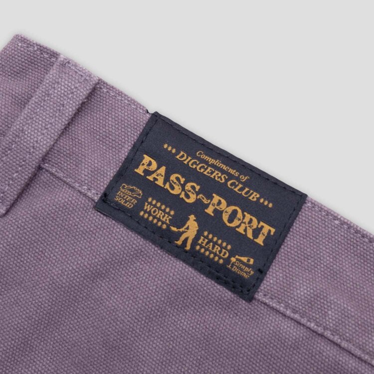Passport Double Knee Diggers Club Pant | Washed Lilac