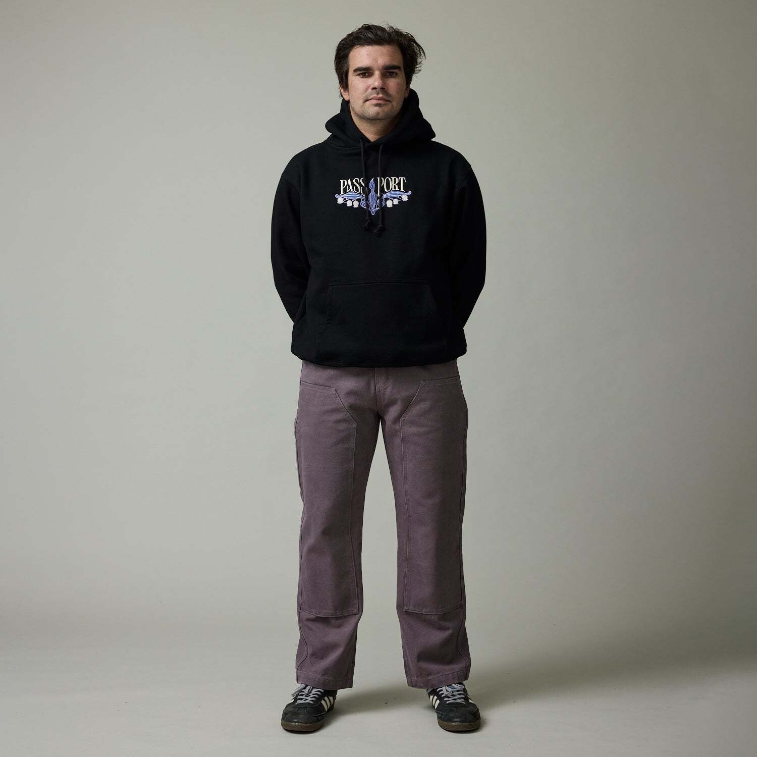 Passport Double Knee Diggers Club Pant | Washed Lilac - The Drop 