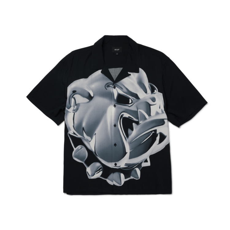 Huf Huf Big Dawg S/S Resort Shirt (Mens) | Black